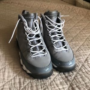 Air Jordan 9 Grey Great Used Condition!